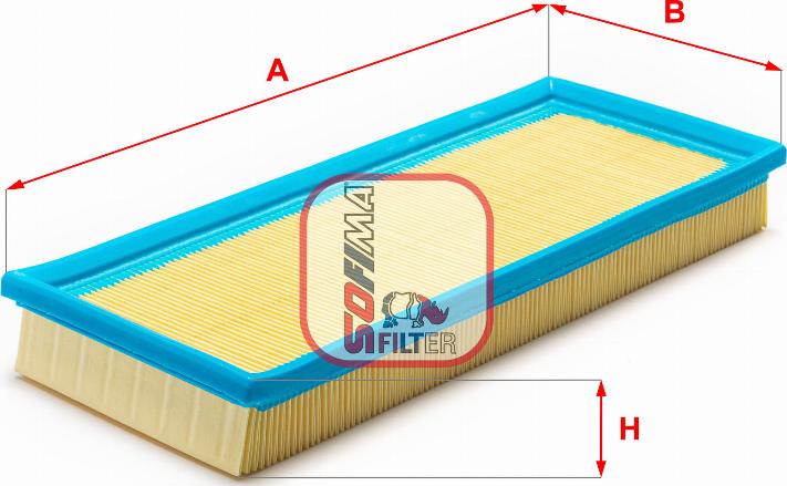 Sofima S 7800 A - Engine Air Filter car-mod.net