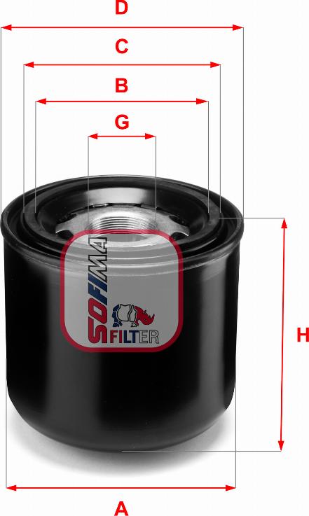 Sofima S 7393 A - Air Dryer Cartridge, compressed-air system car-mod.net