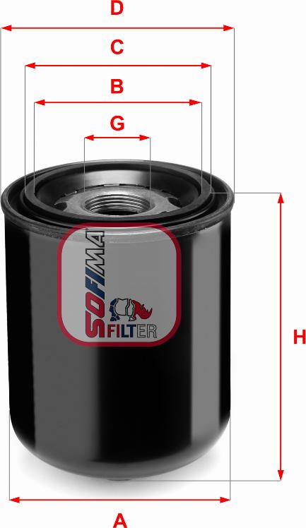 Sofima S 7344 A - Air Dryer Cartridge, compressed-air system car-mod.net