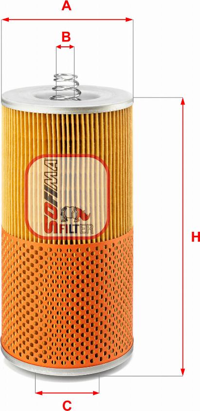 Sofima S 7261 PO - Oil Filter car-mod.net