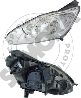 Somora 096216V - Headlight car-mod.net