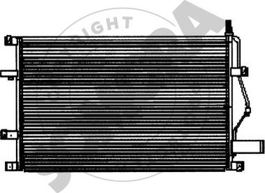 Somora 363360 - Condenser, air conditioning car-mod.net