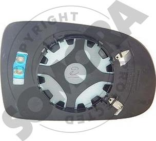 Somora 212556G - Mirror Glass, outside mirror car-mod.net