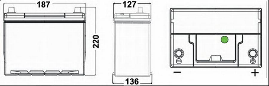 Sonnak SA386 - Starter Battery car-mod.net