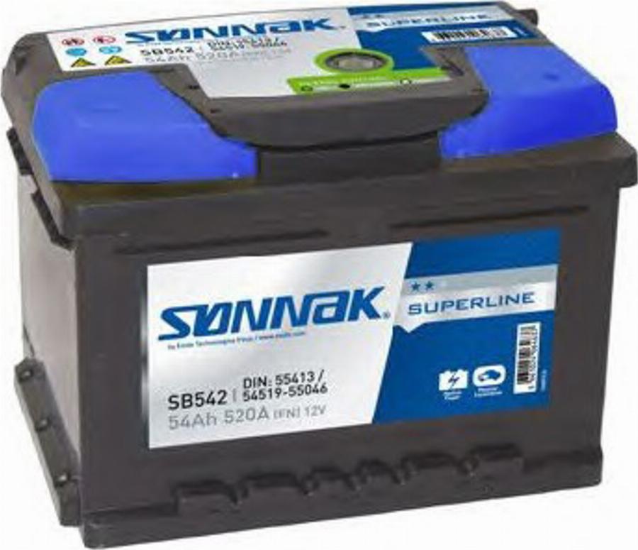 Sonnak SB542 - Starter Battery car-mod.net