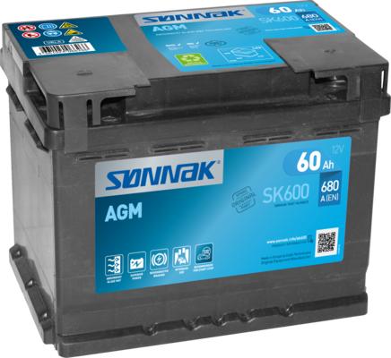 Sonnak SK600 - Starter Battery car-mod.net