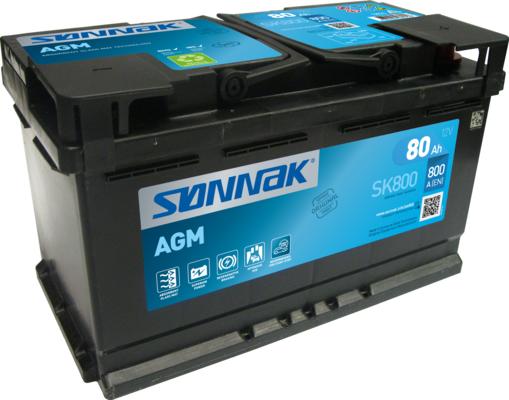 Sonnak SK800 - Starter Battery car-mod.net