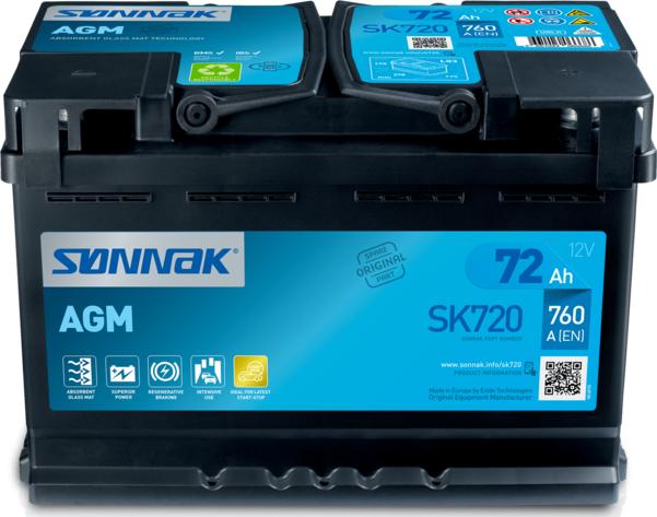Sonnak SK720 - Starter Battery car-mod.net