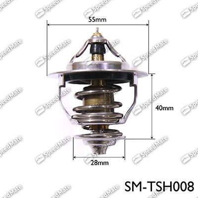 SpeedMate SM-TSH008 - Coolant thermostat / housing car-mod.net