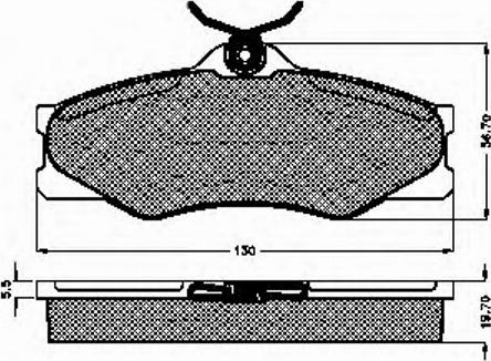 Spidan 31295 - Brake Pad Set, disc brake car-mod.net