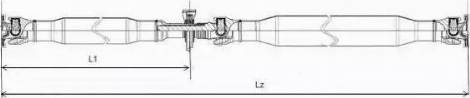 Spidan 28209 - Propshaft, axle drive car-mod.net