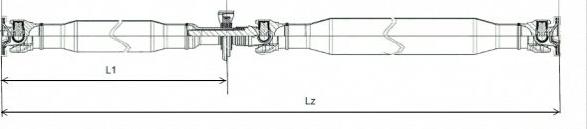 Spidan GKNP20040 - Propshaft, axle drive car-mod.net