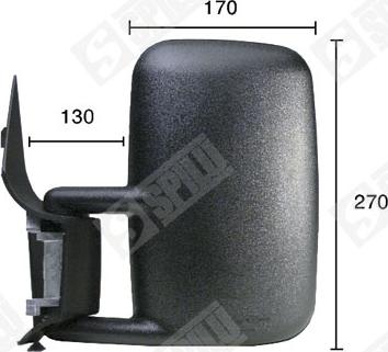 Spilu 51867 - Outside Mirror car-mod.net