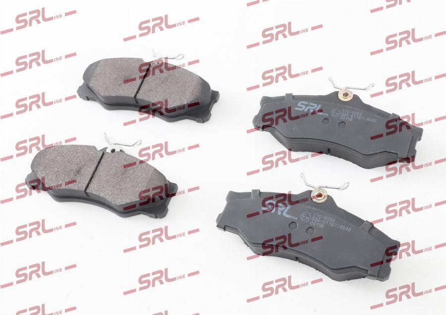 SRLine S70-0594 - Brake Pad Set, disc brake car-mod.net