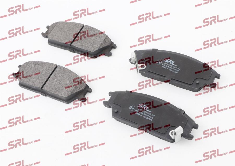 SRLine S70-0309 - Brake Pad Set, disc brake car-mod.net