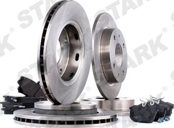 Stark SKBK-1090229 - Brake Set, disc brakes car-mod.net