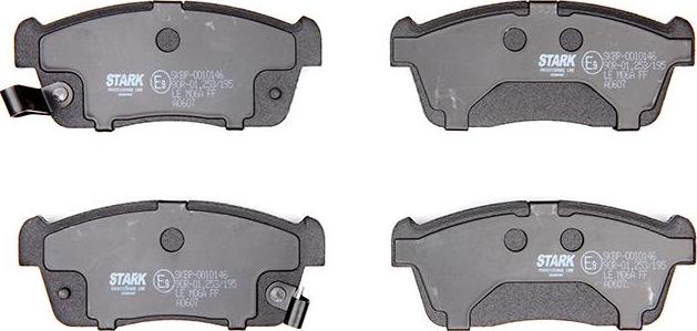 Stark SKBP-0010146 - Brake Pad Set, disc brake car-mod.net