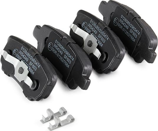 4U Autoparts 37607MT - Brake Pad Set, disc brake car-mod.net