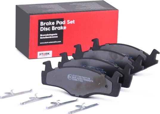 Stark SKBP-0011261 - Brake Pad Set, disc brake car-mod.net