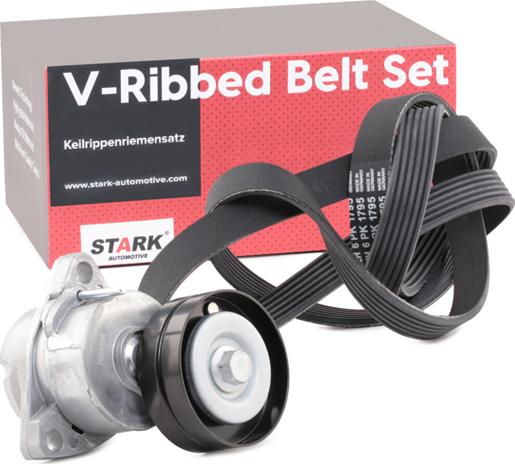 Stark SKRBS-1200049 - V-Ribbed Belt Set car-mod.net