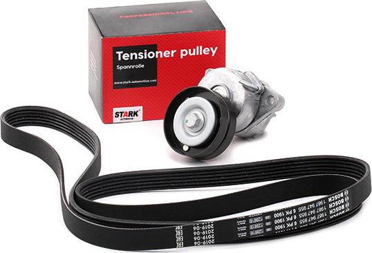 Stark SKRBS-1200375 - V-Ribbed Belt Set car-mod.net