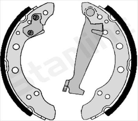 Starline BC 06830 - Drum Brake Shoe Set car-mod.net