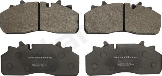 Starline BD T009 - Brake Pad Set, disc brake car-mod.net