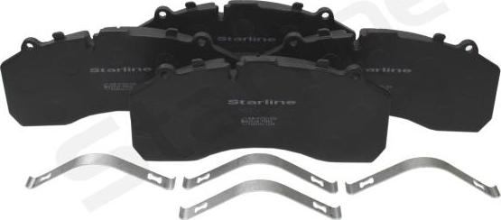Starline BD T001 - Brake Pad Set, disc brake car-mod.net