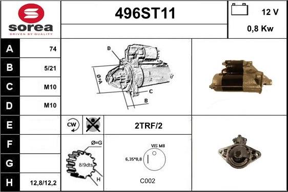 STARTCAR 496ST11 - Starter car-mod.net
