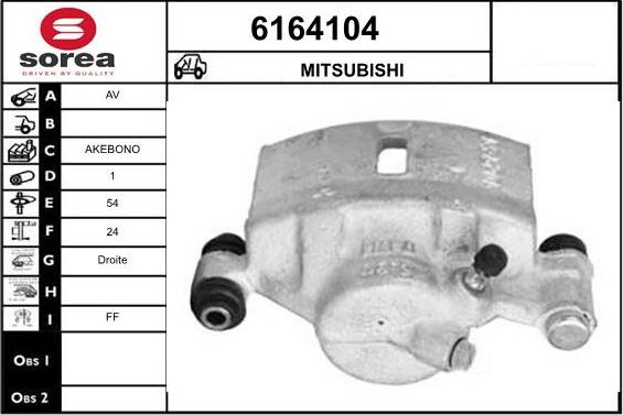STARTCAR 6164104 - Brake Caliper car-mod.net