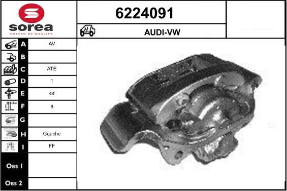 STARTCAR 6224091 - Brake Caliper car-mod.net