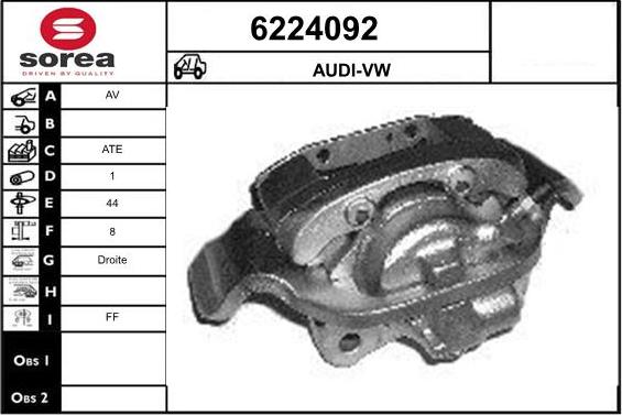 STARTCAR 6224092 - Brake Caliper car-mod.net