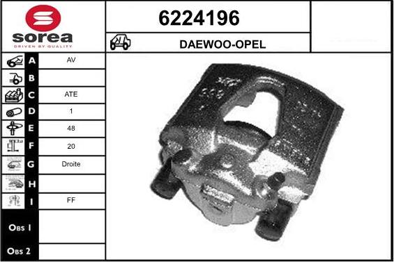 STARTCAR 6224196 - Brake Caliper car-mod.net