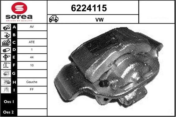 STARTCAR 6224115 - Brake Caliper car-mod.net