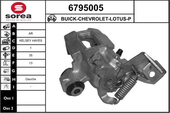 STARTCAR 6795005 - Brake Caliper car-mod.net