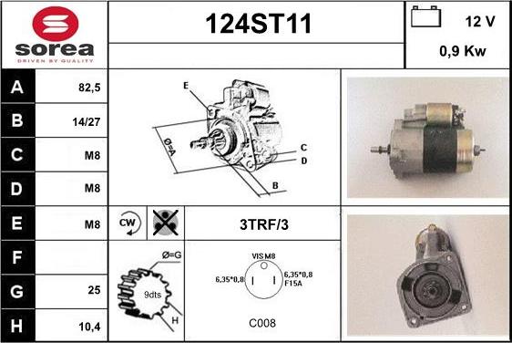 STARTCAR 124ST11 - Starter car-mod.net
