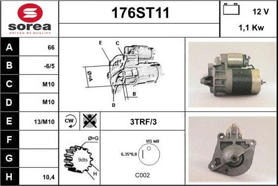 STARTCAR 176ST11 - Starter car-mod.net