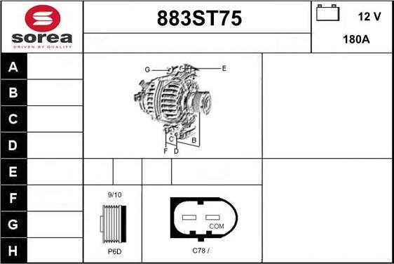 STARTCAR 883ST75 - Alternator car-mod.net