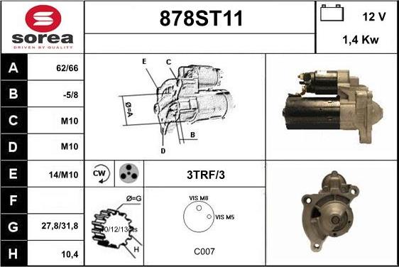 STARTCAR 878ST11 - Starter car-mod.net
