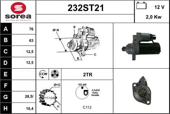 STARTCAR 232ST21 - Starter car-mod.net