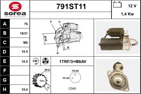 STARTCAR 791ST11 - Starter car-mod.net