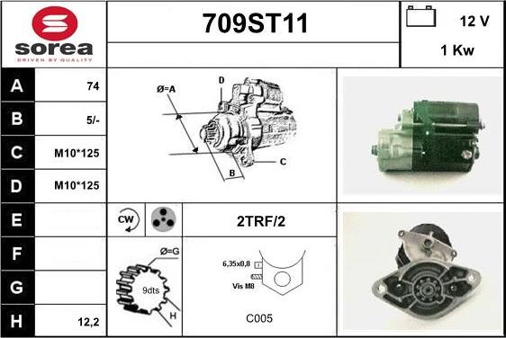 STARTCAR 709ST11 - Starter car-mod.net
