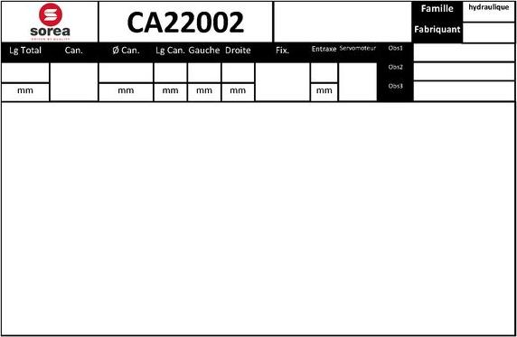 STARTCAR CA22002 - Steering Gear car-mod.net