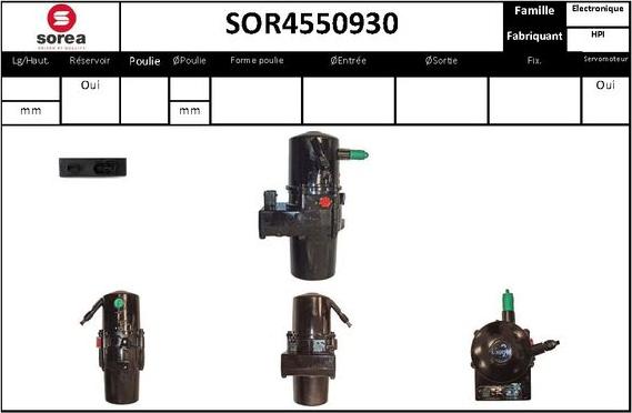 STARTCAR SOR4550930 - Hydraulic Pump, steering system car-mod.net