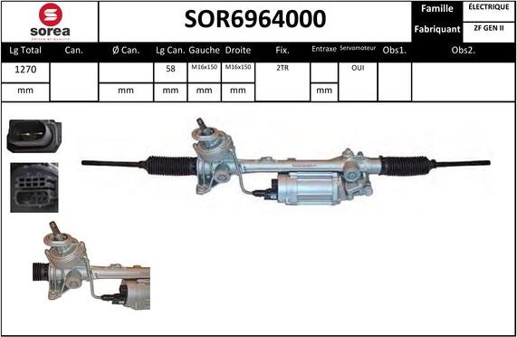 STARTCAR SOR6964000 - Steering Gear car-mod.net