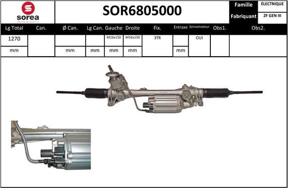 STARTCAR SOR6805000 - Steering Gear car-mod.net