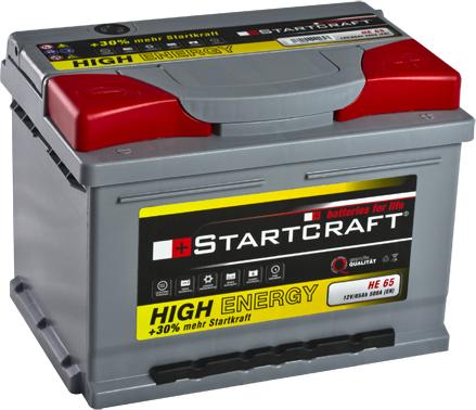 STARTCRAFT HE 65 - Starter Battery car-mod.net