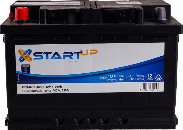 START UP RP3-070L-0L1 - Starter Battery car-mod.net
