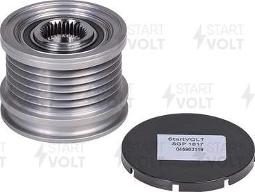 StartVOLT SGP 1817 - Pulley, alternator, freewheel clutch car-mod.net