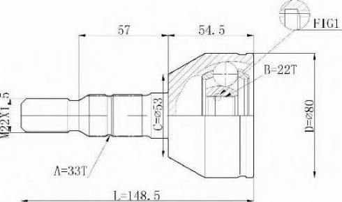 Statim C.241 - CV Joint Kit, drive shaft car-mod.net